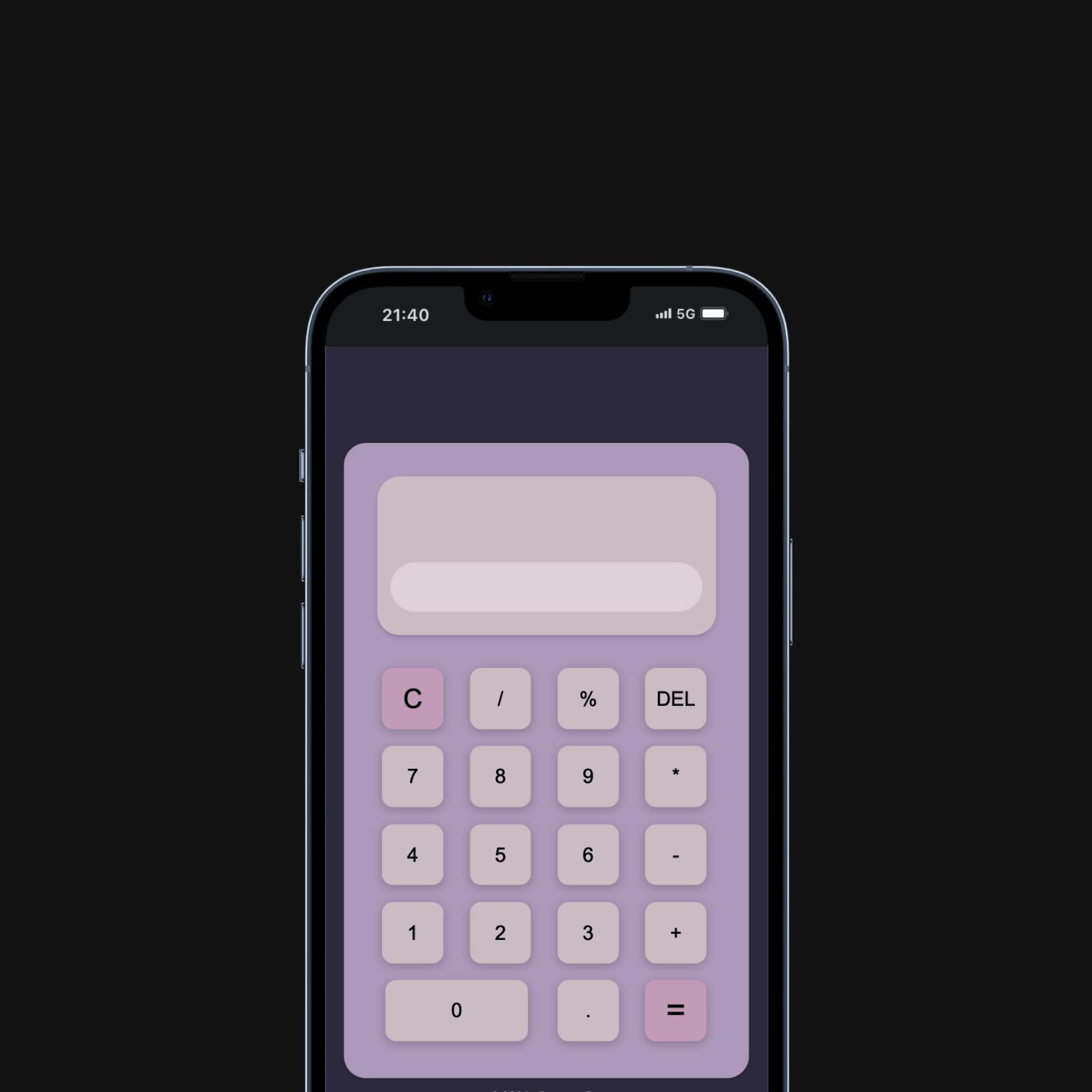 image du projet calculette