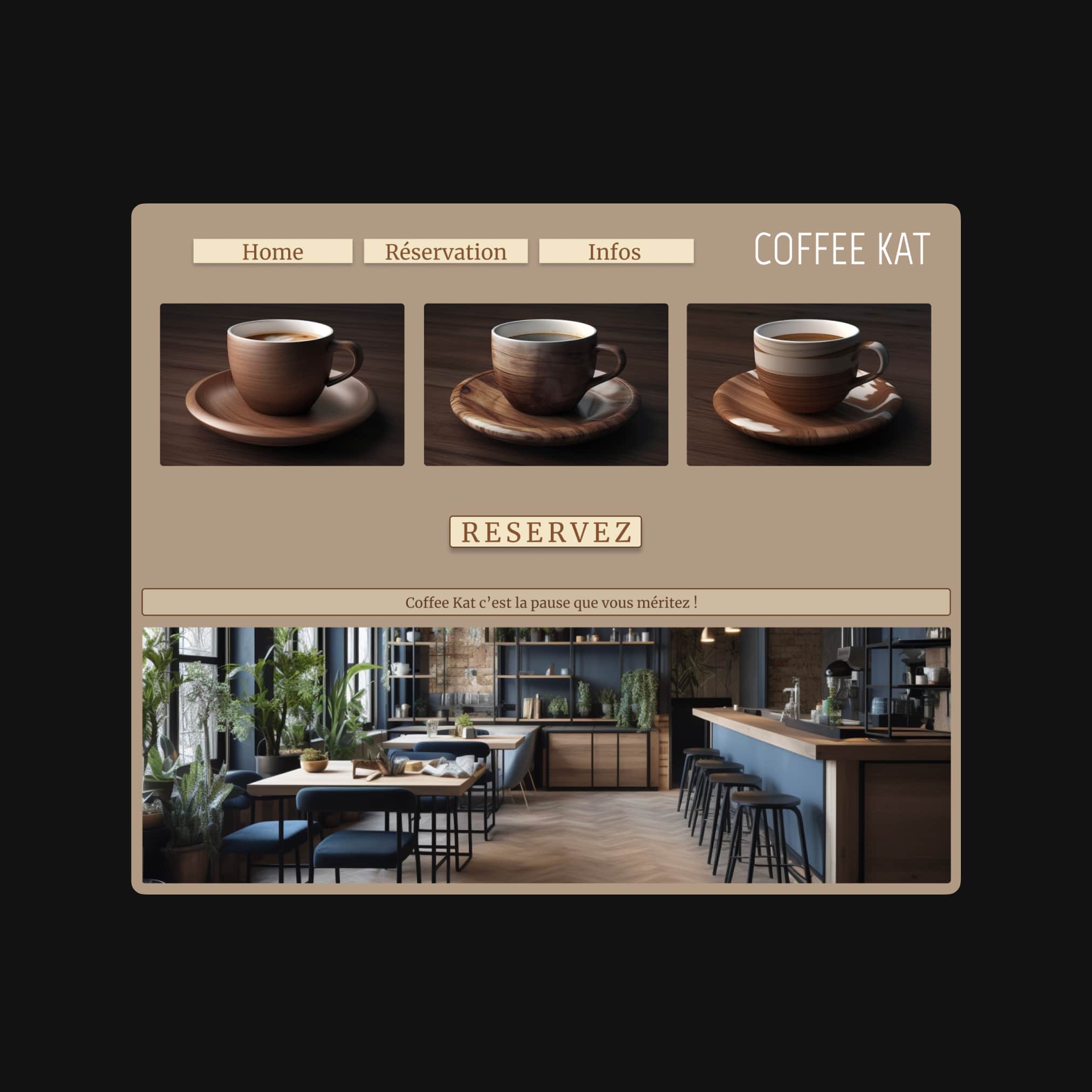 image du projet coffee shop